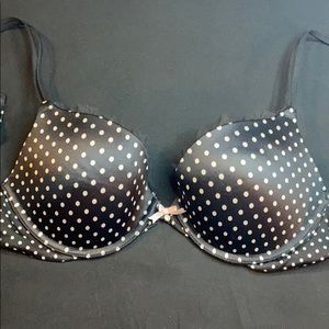 Victoria's Secret Intimates & Sleepwear - Black with White Polka Dot Very Sexy Push-up Bra Victoria's Secret Intimates & Sleepwear - Black with White Polka Dot Very Sexy Push-up Bra
